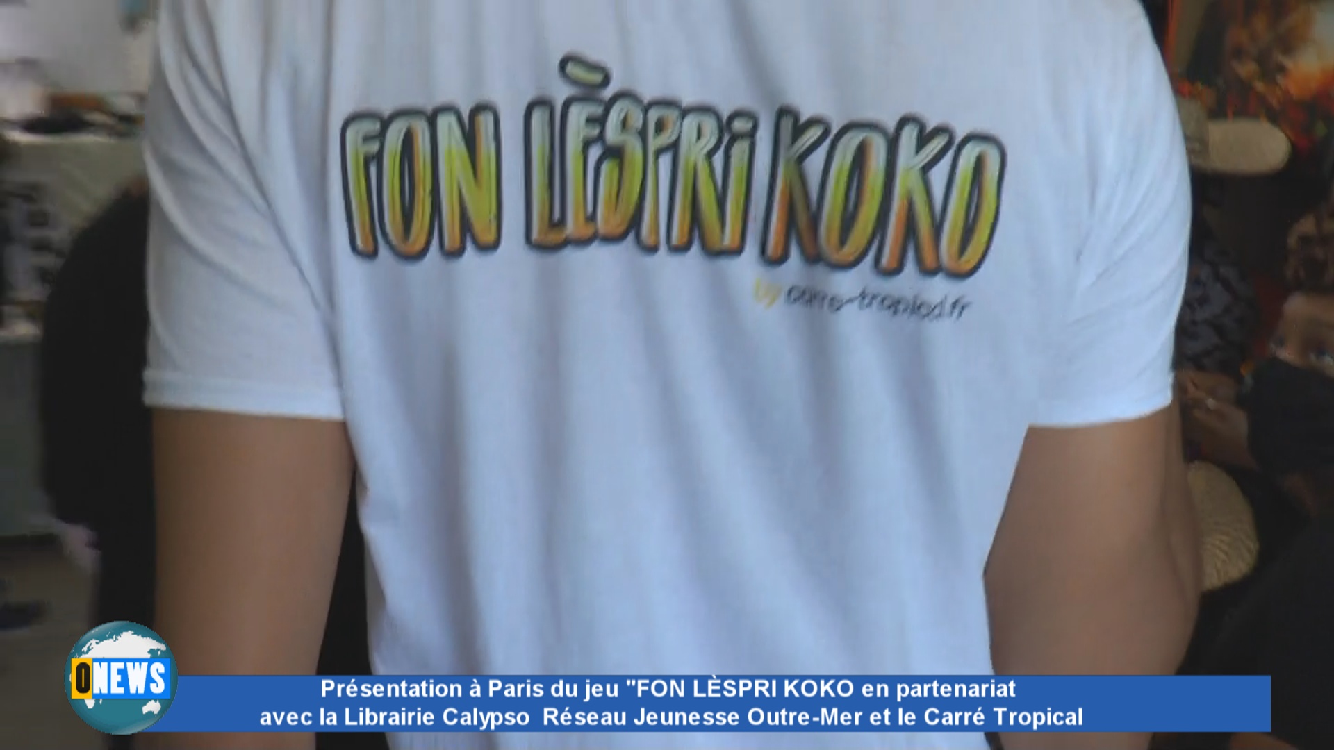 [Vidéo] Onews Hexagone. Présentation à Paris du jeu « FON LÈSPRI KOKO » à la Librairie Calypso