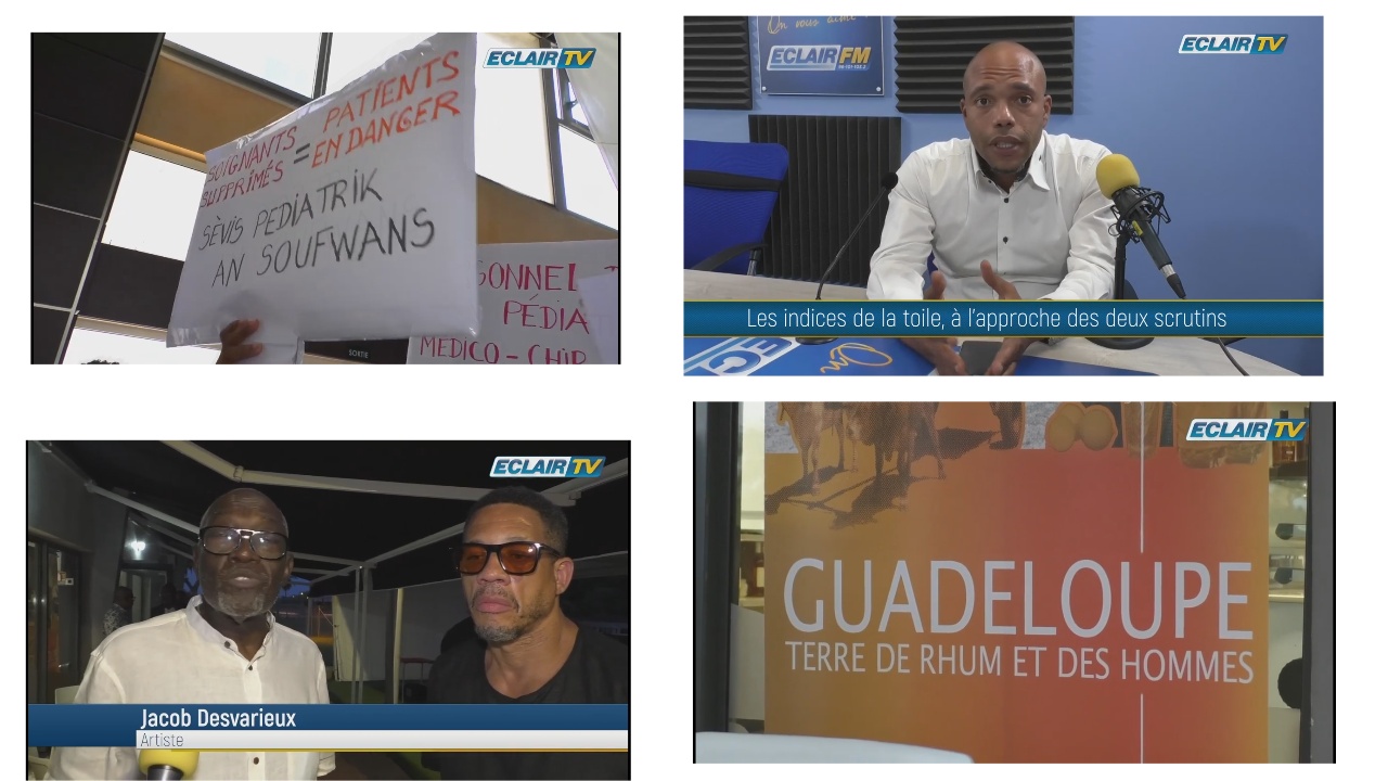 [Vidéo] Onews Guadeloupe. Le Flash info de Eclair Tv