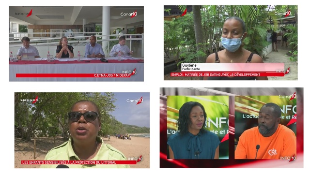 [vidéo] Onews Guadeloupe. Le Jt de canal 10