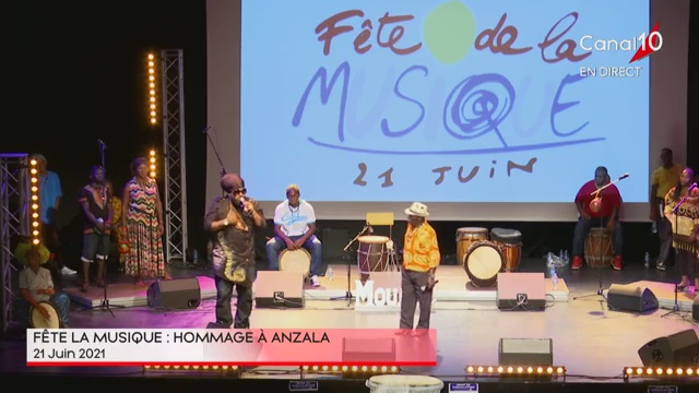 [Vidéo] Guadeloupe. Fête de la Musique. Hommage à Anzala (Canal 10)