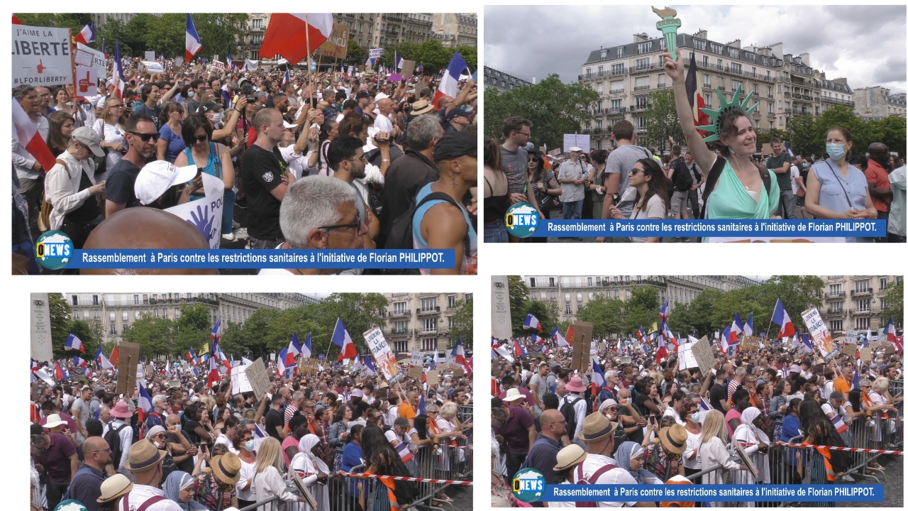 [Vidéo] Onews Hexagone. Manifestation à Paris contre le Pass sanitaire