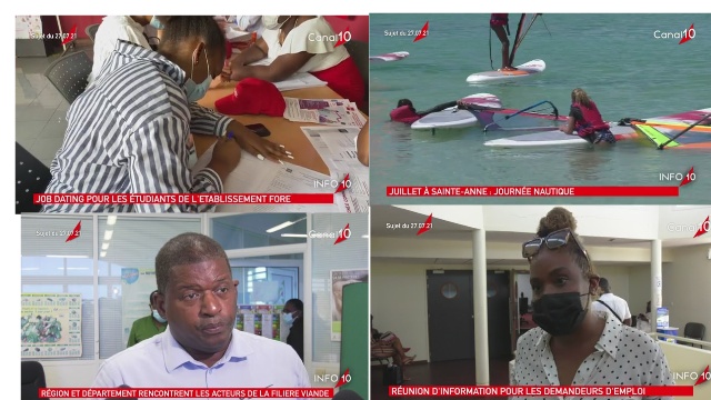 [Vidéo] Onews Guadeloupe. Le Jt de canal 10