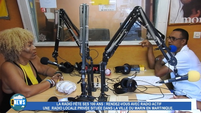 Martinique. La radio fête ses 100ans cette année. Plein feu sur Radio Actf  située au marin