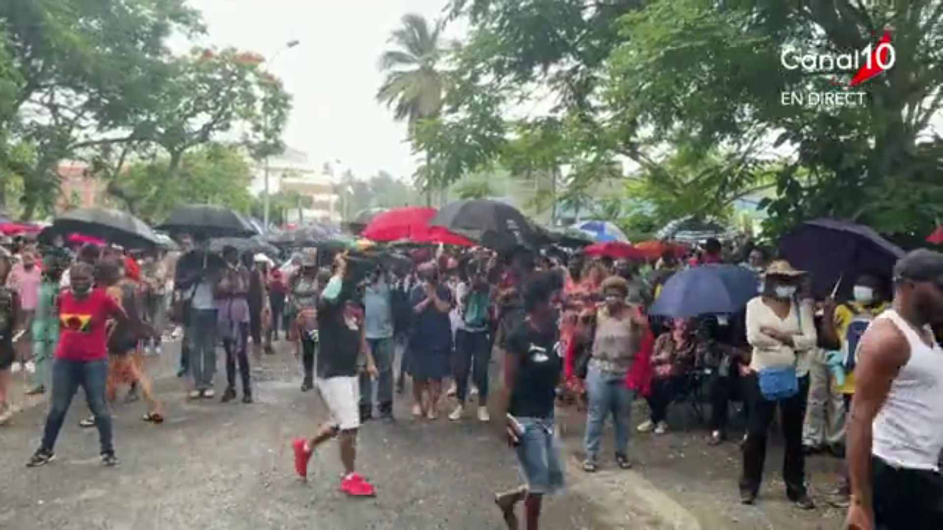 [Vidéo] Onews Guadeloupe. Rassemblement Anti pass Sanitaire