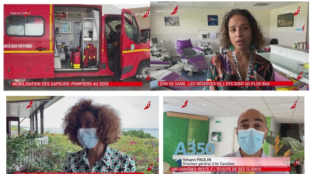 [Vidéo]Onews Guadeloupe. Le Jt de canal 10
