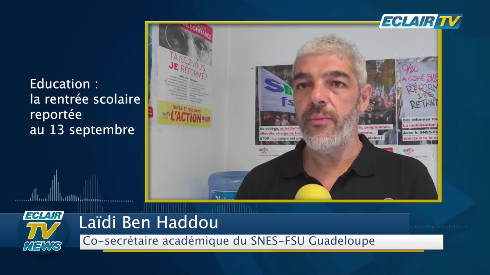 Guadeloupe. Covid.Rentrée des classes reportées. Réaction d un syndicat