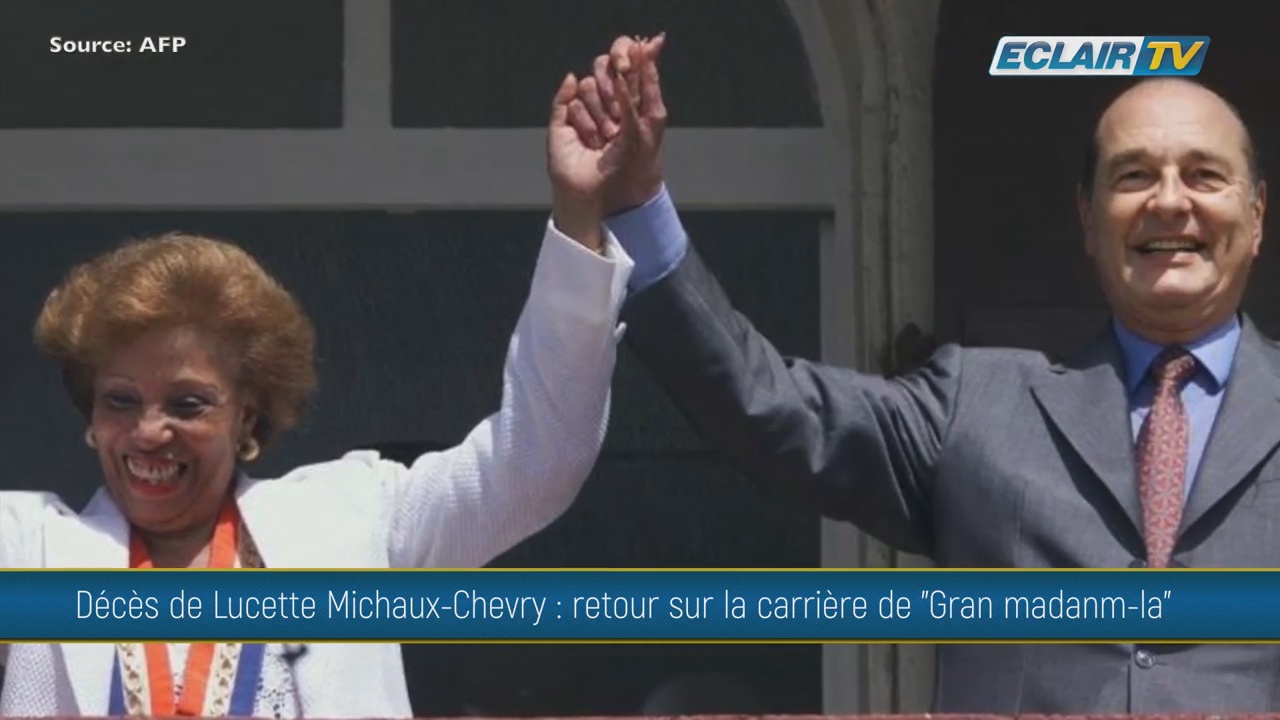 [Vidéo] Onews Guadeloupe. Décès de Lucette Michaux CHEVRY. Sa carrière et réaction de la Députée Justine BENIN