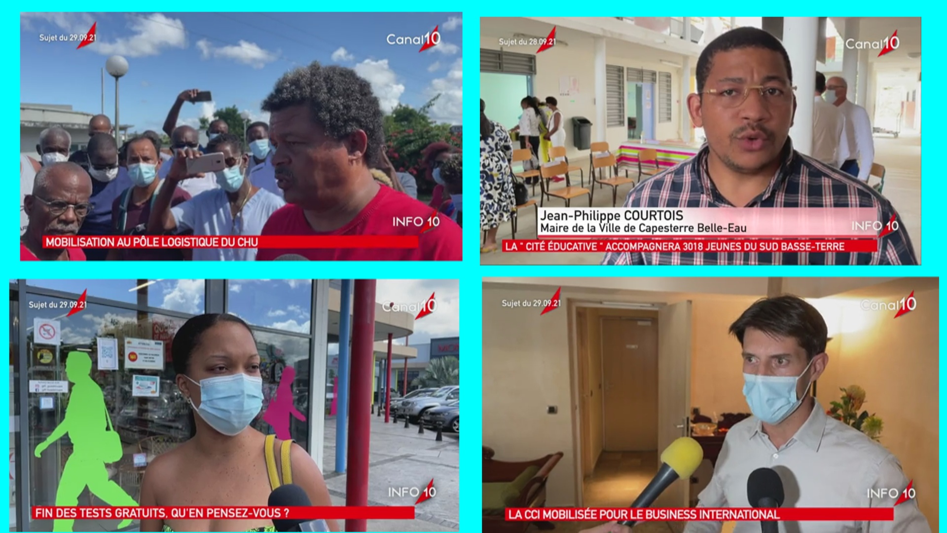 [Vidéo] Onews Guadeloupe. Le Jt de Canal 10