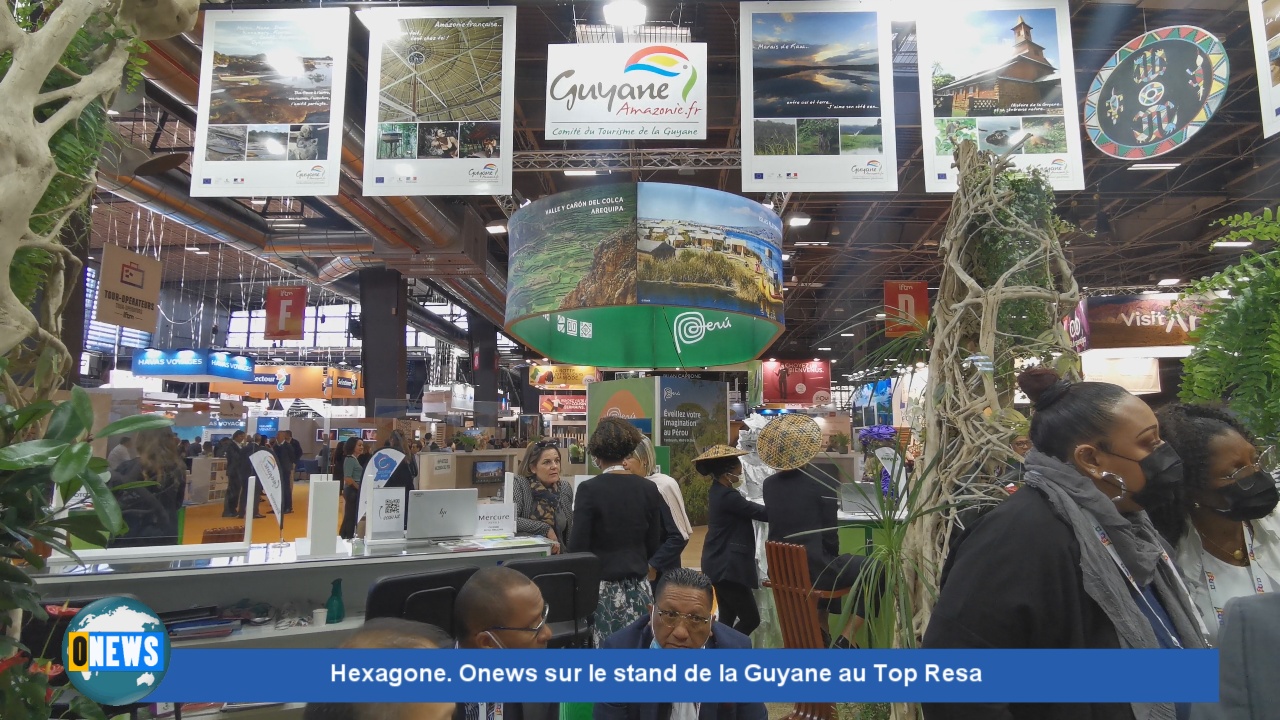 [Vidéo] Hexagone. Onews sur le stand de Guyane au Top resa
