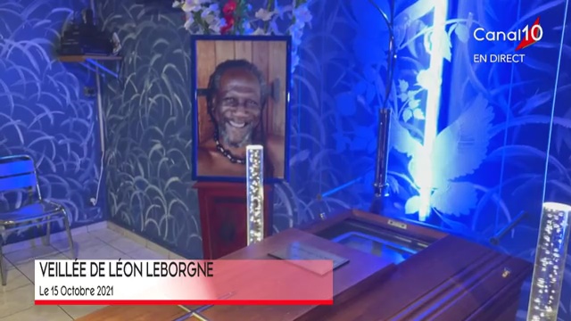 Onews Guadeloupe. Veillée de Léon LEBORGNE ancien footballeur de la Solidarité scolaire (Canal 10)