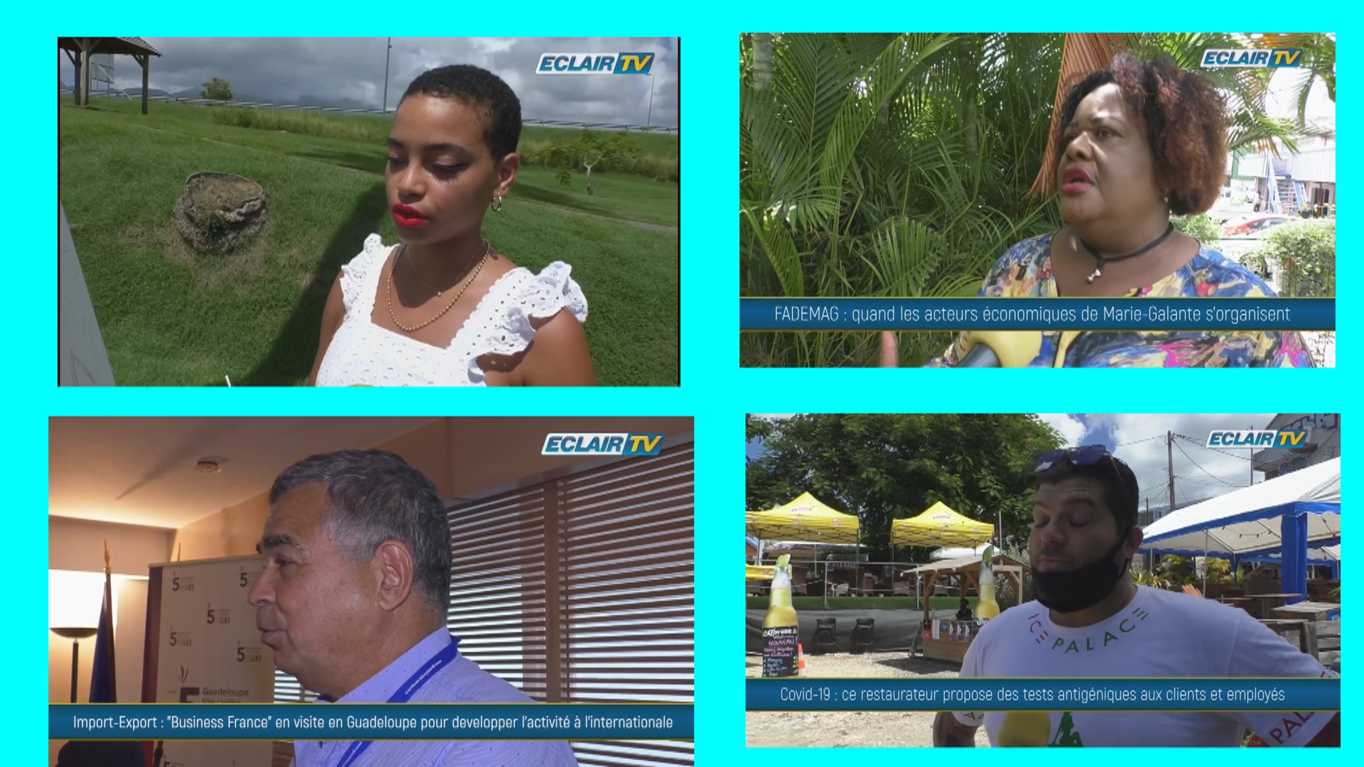 [Vidéo] Onews Guadeloupe. Flash info Eclair TV