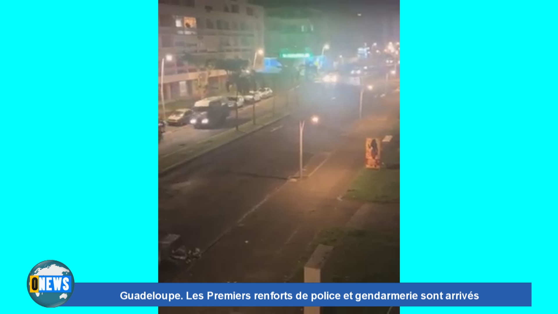 [Vidéo] Guadeloupe. Les Premiers renforts de police et gendarmerie sont arrivés
