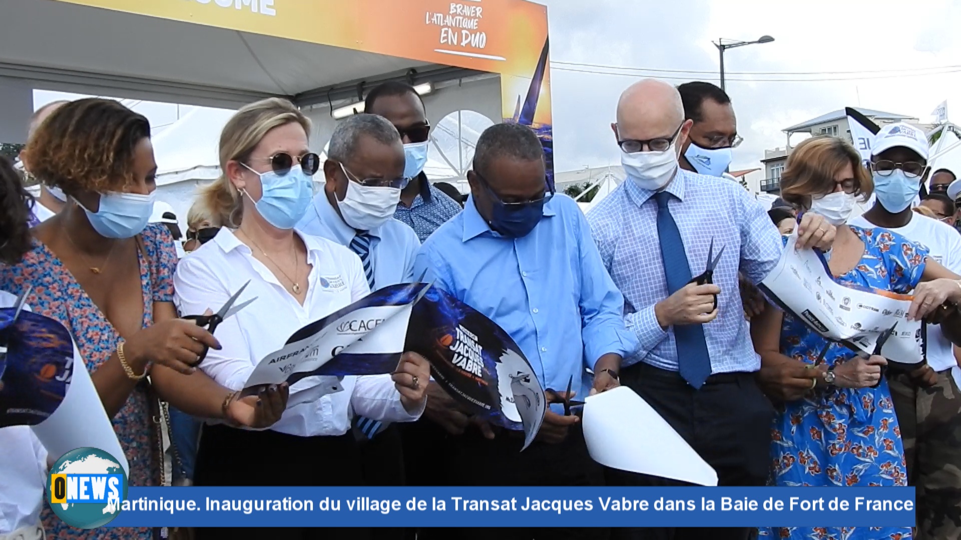 [Vidéo] Martinique. Inauguration du village de la Transat Jacques Vabre dans la Baie de Fort de France