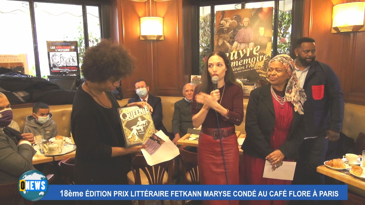 [Vidéo] Onews Hexagone. 18ème Édition prix littéraire Fetkann Maryse CONDÉ à Paris