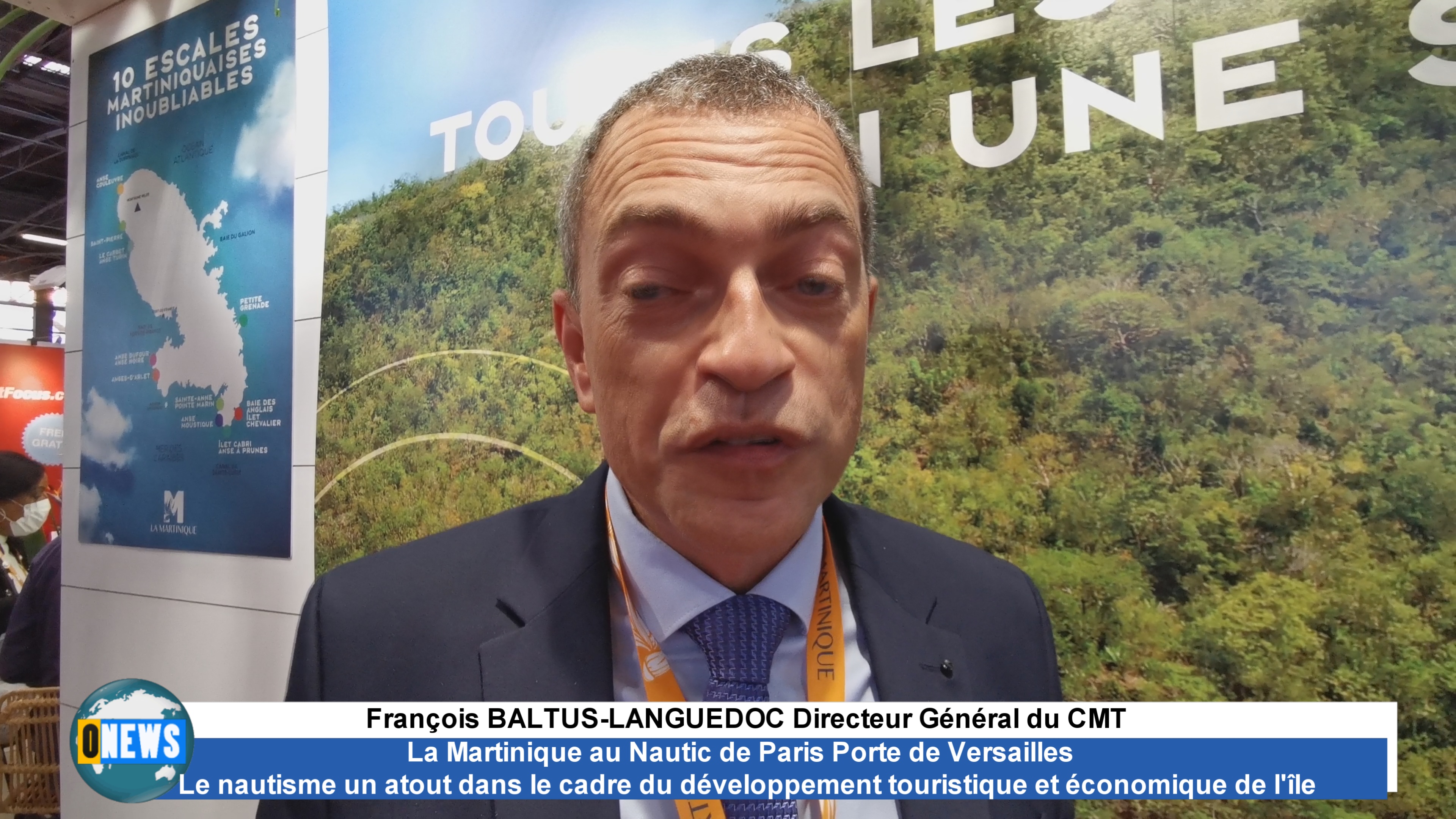 [Vidéo] La Martinique au Nautic de Paris Porte de Versailles. Interview du Directeur CMT François BALTUS-LANGUEDOC