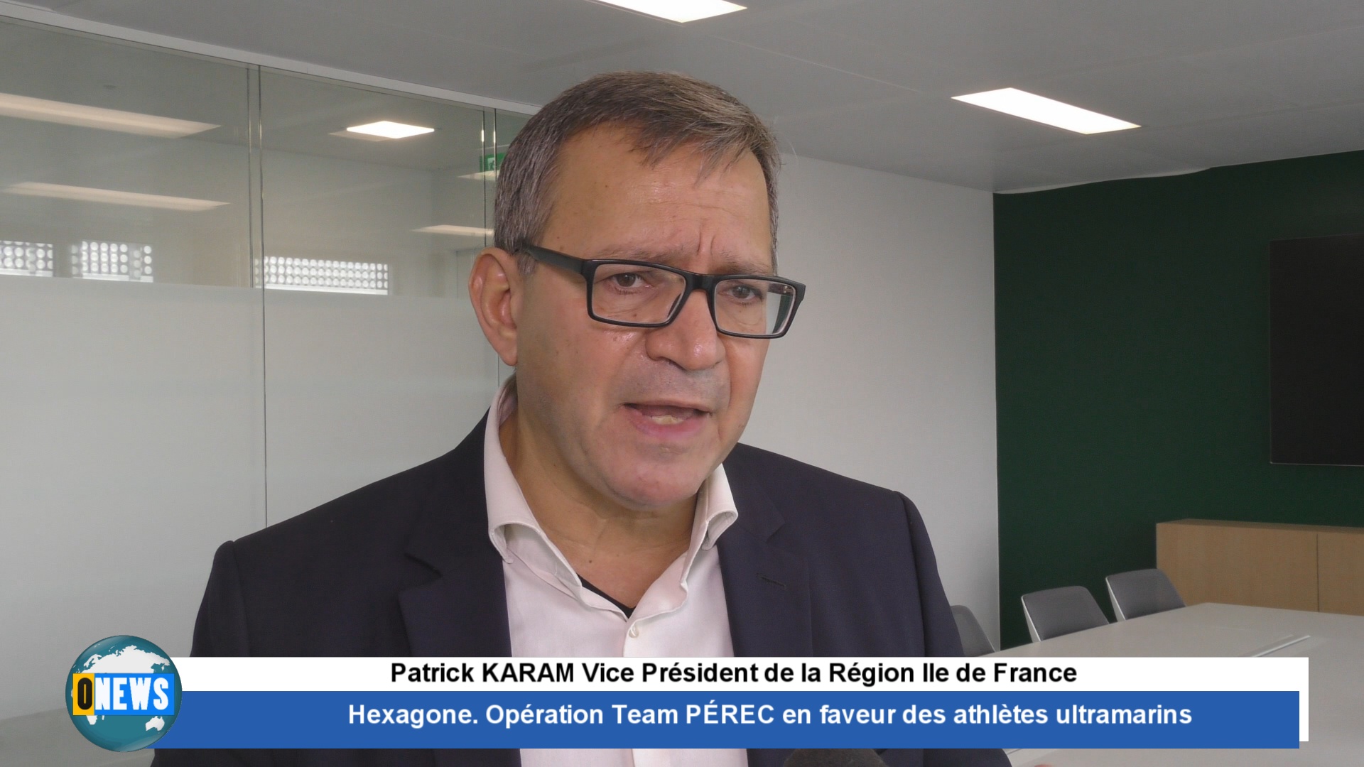 Hexagone. Opération Team PÉREC en faveur des athlètes ultramarins (Interview de Patrick KARAM)