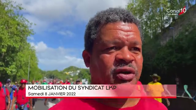 [Vidéo] Guadeloupe. Interview de Élie DOMOTA lors de la manifestation du collectif