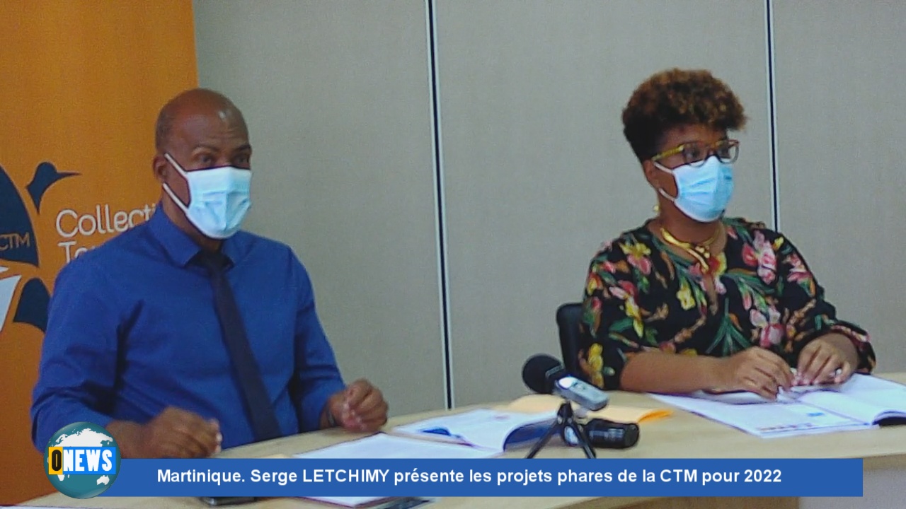 [Vidéo] Martinique. Serge LETCHIMY présente les projets phares de la Collectivité Territoriale de Martinique pour 2022