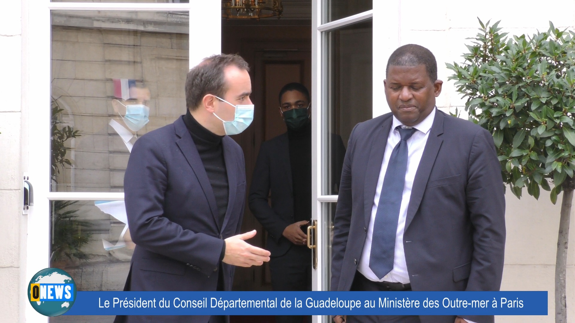 [Vidéo] Hexagone. Entretien à Paris ce jeudi entre Guy LOSBAR Président du Conseil départemental et Sébastien LECORNU Ministre des Outre mer