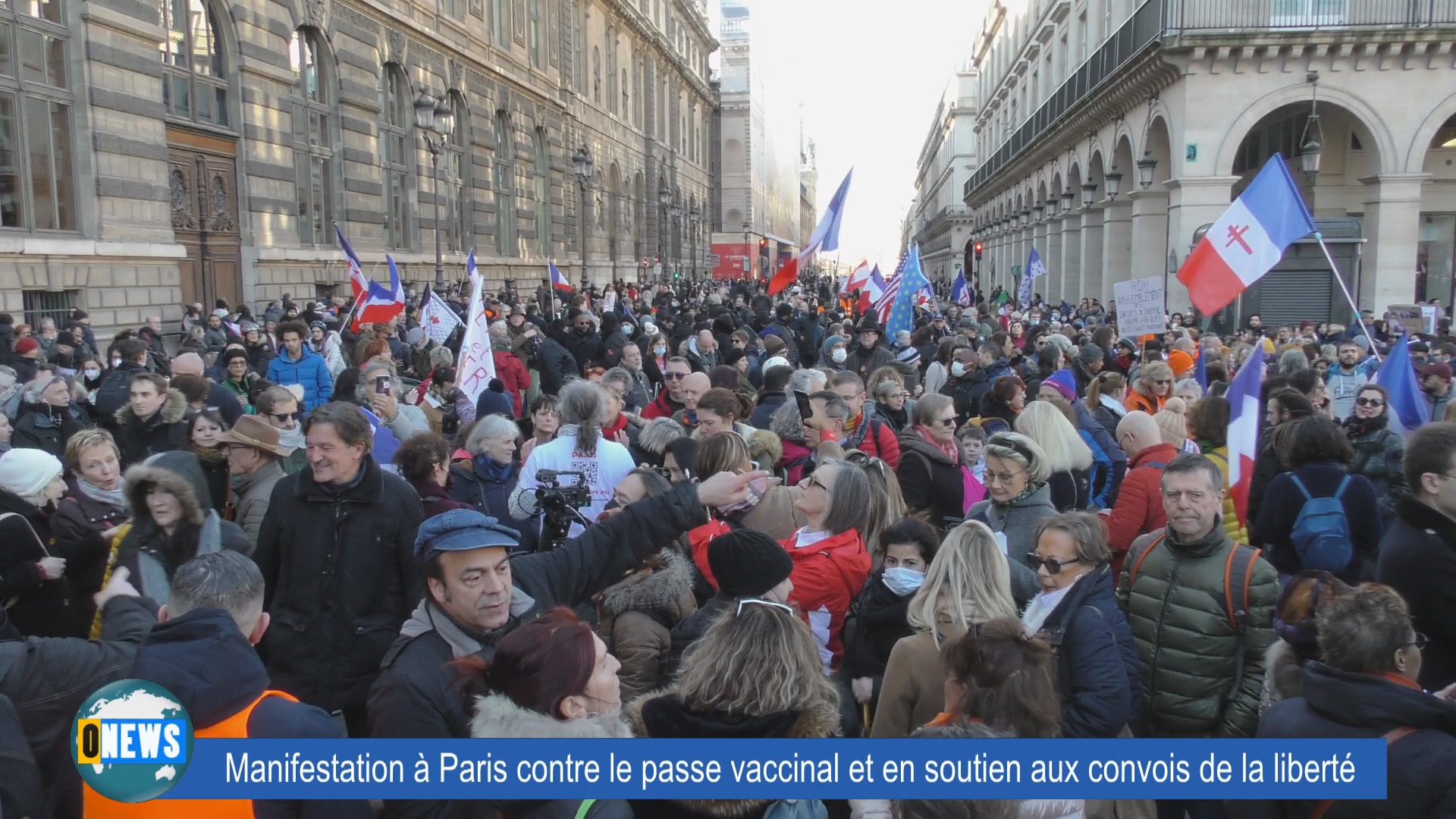 [Vidéo] Hexagone. Des milliers de personnes manifestent contre les mesures sanitaires du Gouvernement