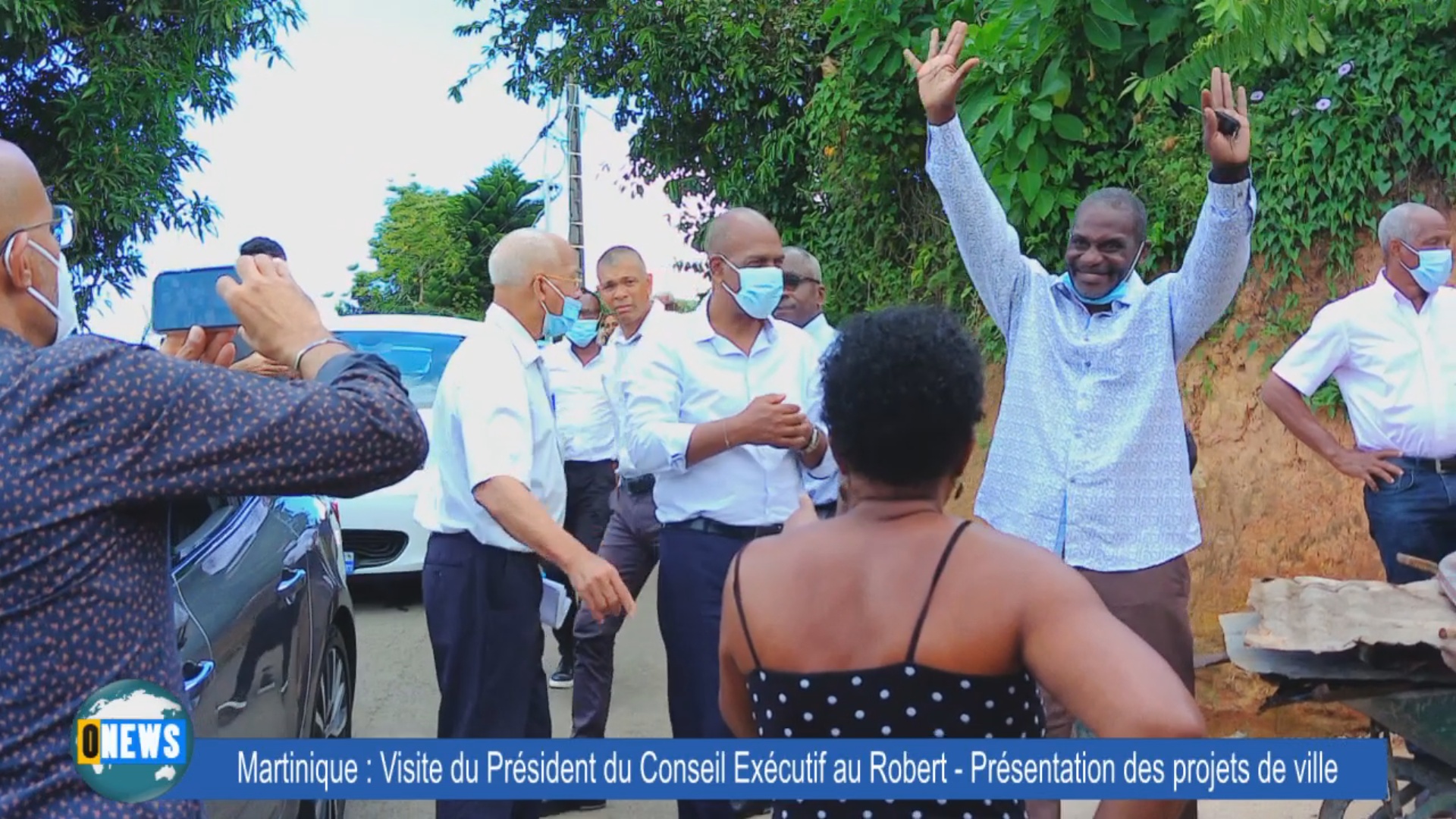 [Vidéo] Martinique. Serge LETCHIMY rencontre le Maire du Robert en vue de plusieurs chantiers