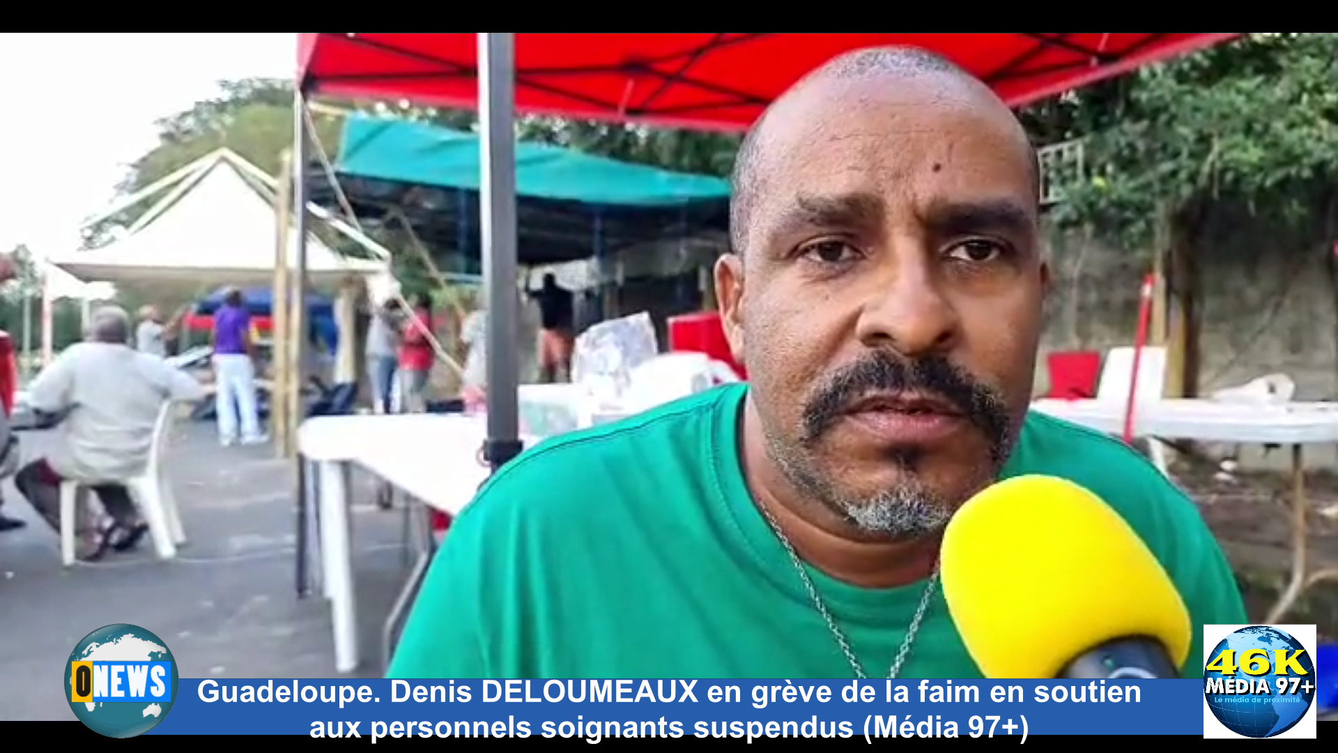 [Vidéo] Guadeloupe. Un homme entame une grève de la faim en soutien aux personnels suspendus du CHU