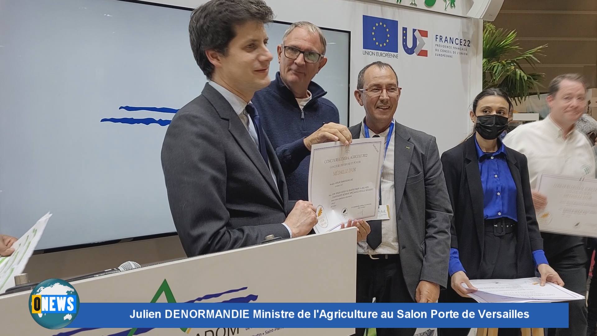 [Vidéo] Julien DENORMANDIE Ministre de l’Agriculture au Salon Porte de Versailles