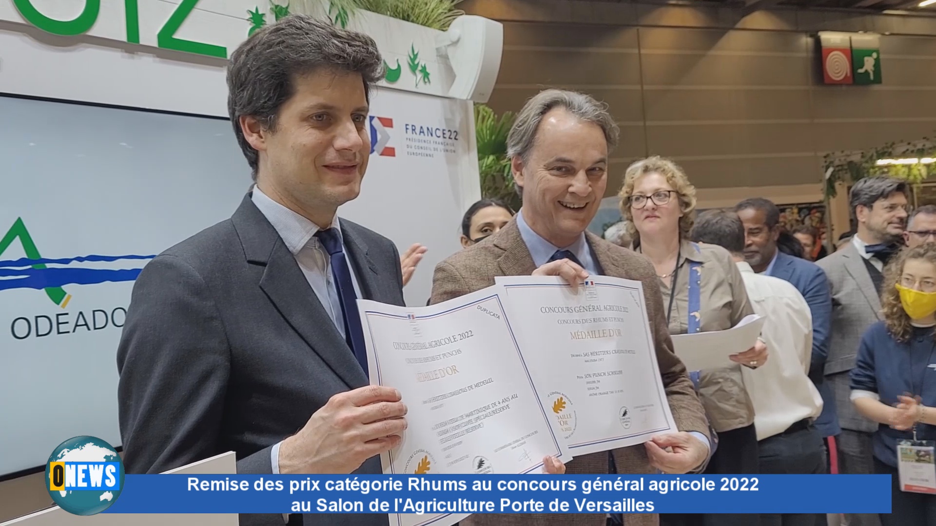 [Vidéo] Remise des médailles Rhums concours général agricole salon de l Agriculture
