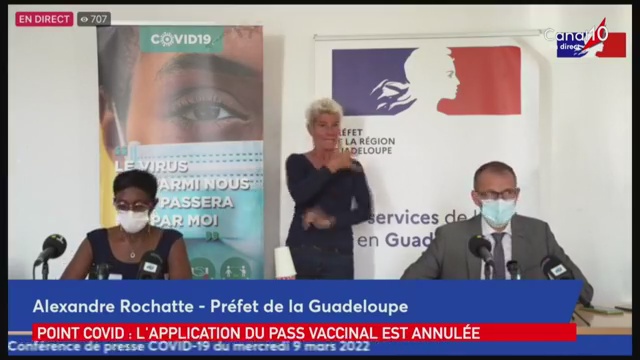 [Vidéo] Onews Guadeloupe. Le jt de canal 10. Pas d application du pass vaccinal
