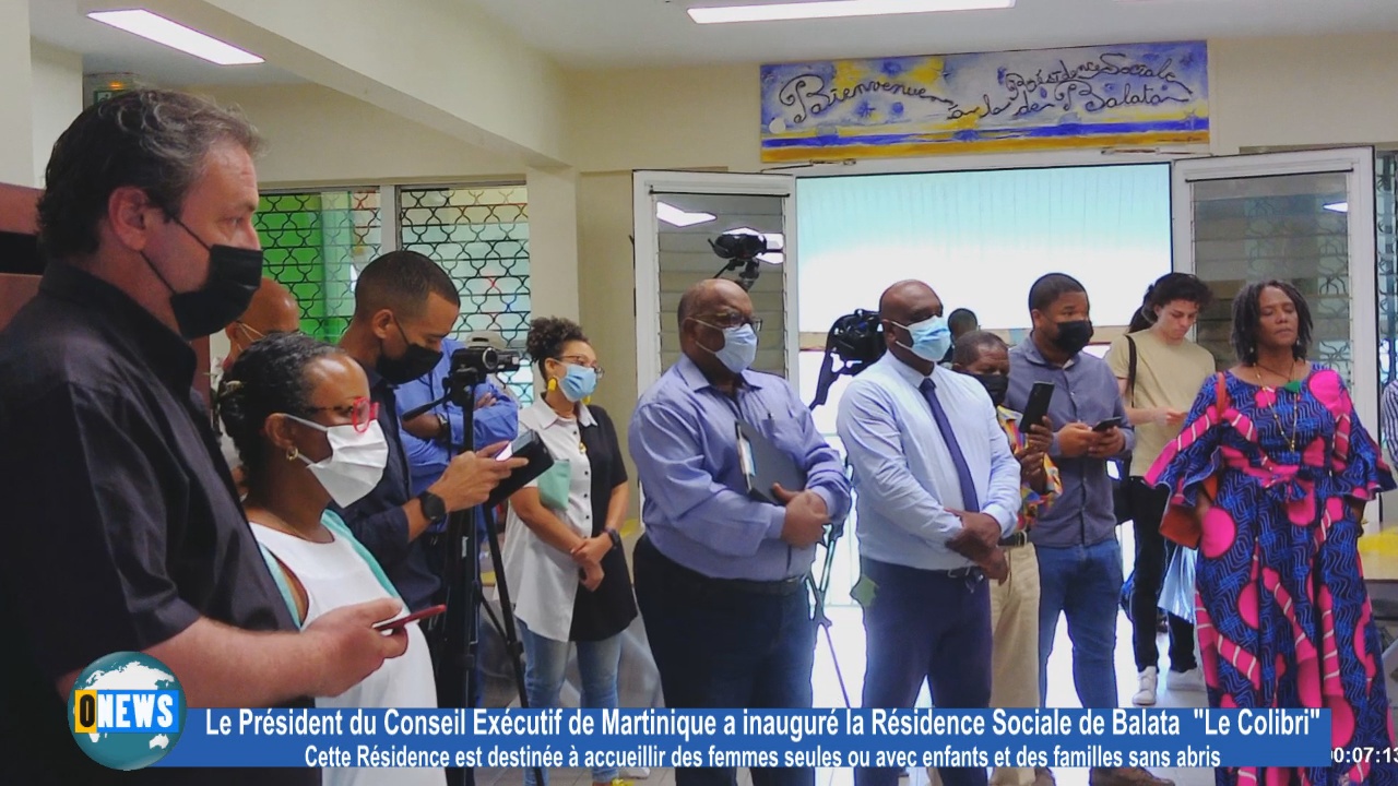 [Vidéo] Martinique Inauguration de la Résidence sociale de Balata le Colibri par Serge LETCHIMY Président de la CTM