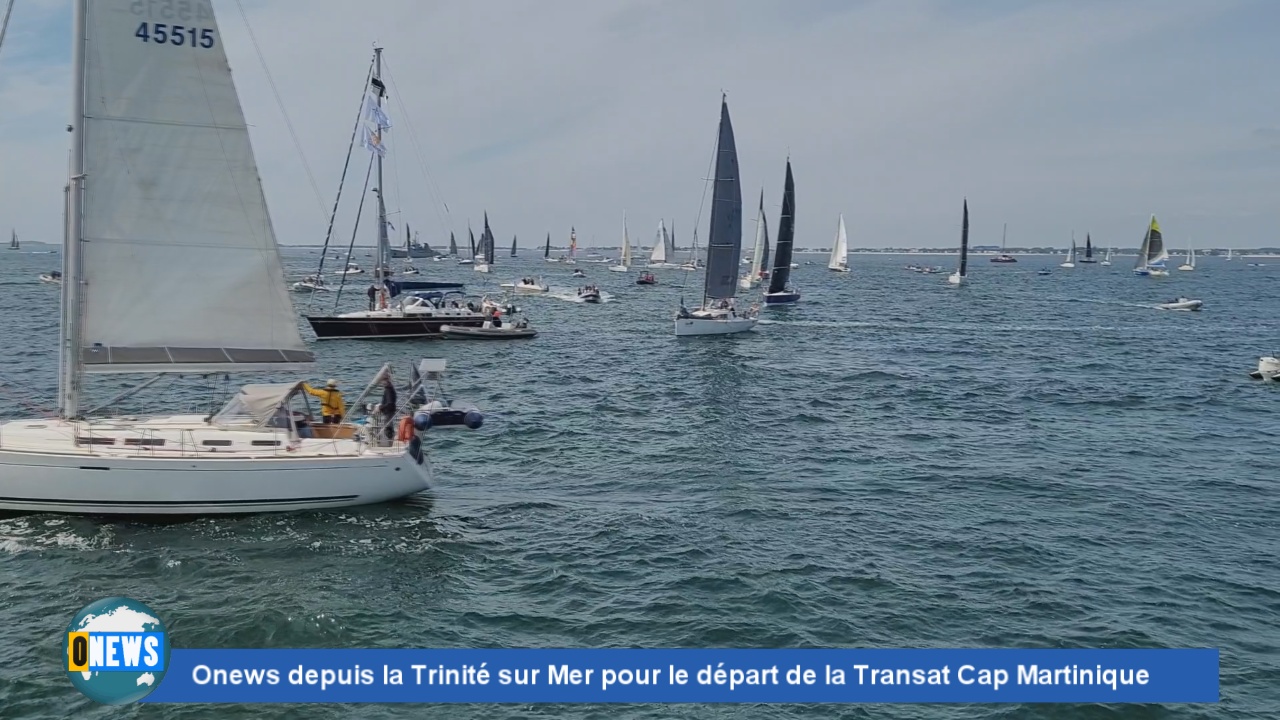 [Vidéo] Onews sur la navette vers la ligne du départ de la Transat La trinité sur Mer -Cap Martinique