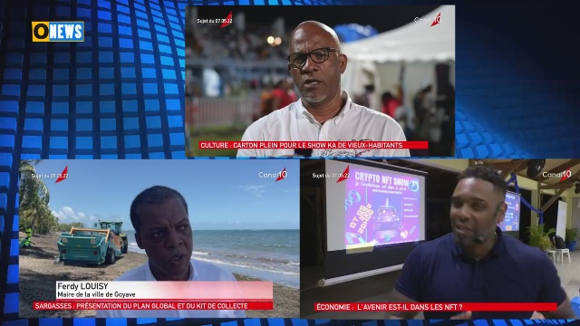 [Vidéo] Onews Guadeloupe. Le Jt de Canal 10
