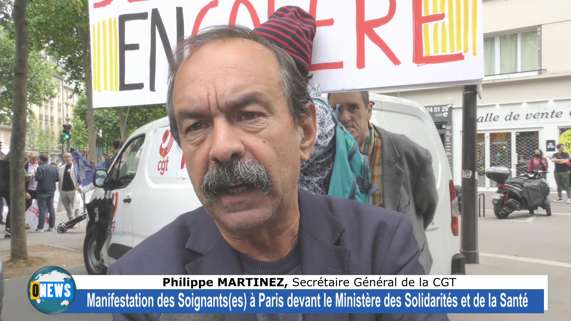 [Vidéo] Hexagone Manifestation des soignants à Paris devant le Ministère de la Santé