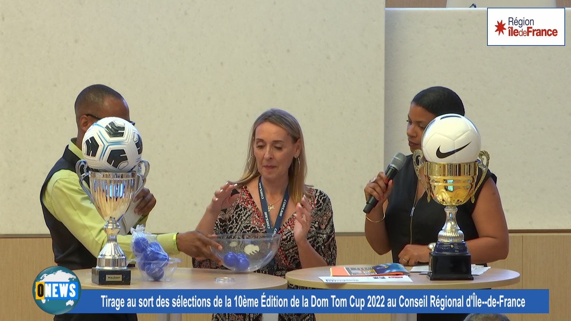 [Vidéo] Onews Hexagone. Tirage au sort de la 10 ème édition de la Dom tom cup 2022