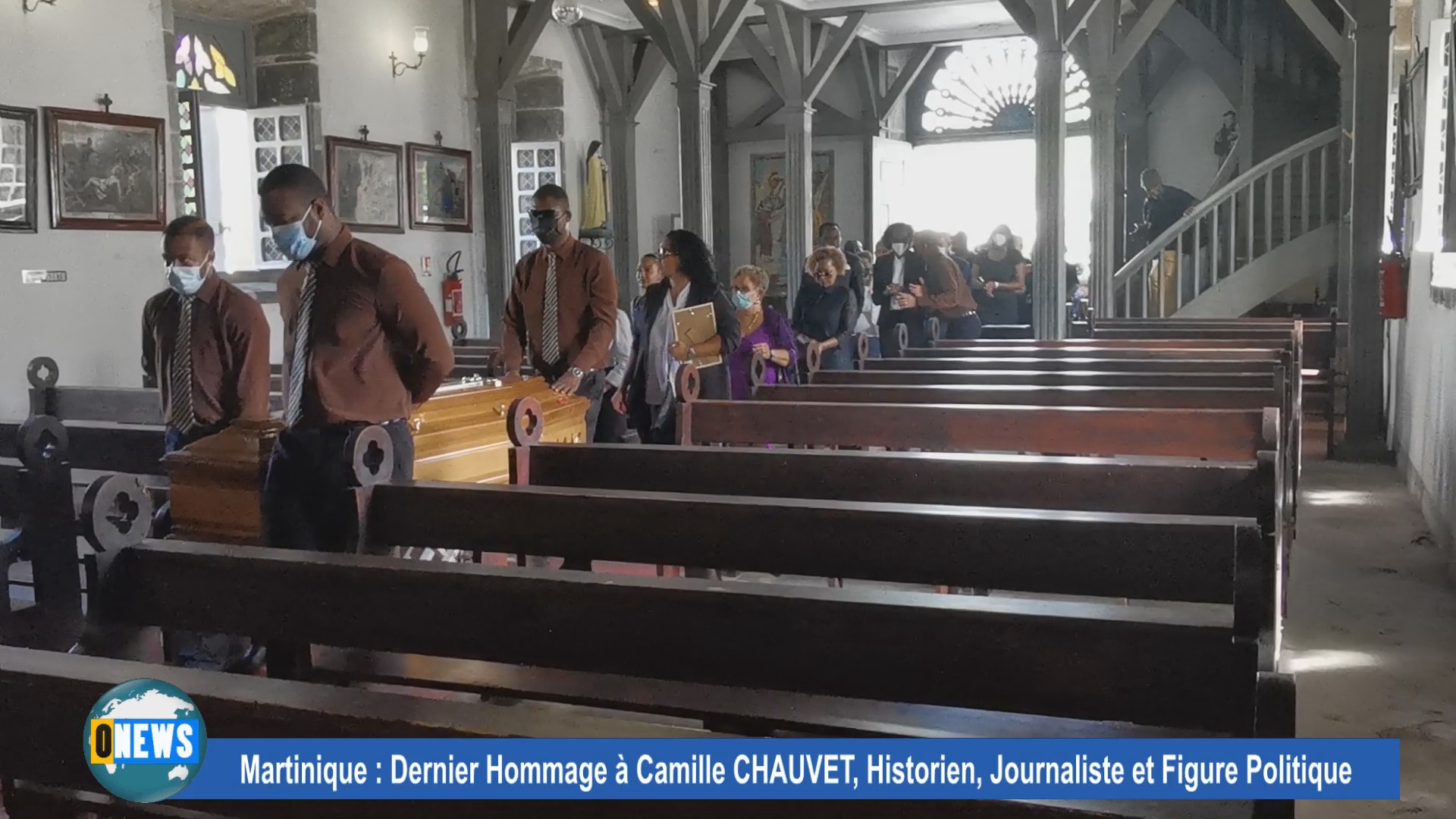 [Vidéo] Onews Martinique. Les obsèques de Camille CHAUVET