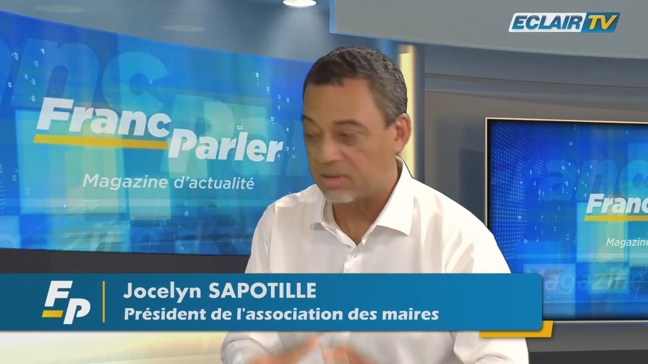 [Vidéo] Guadeloupe. Jocelyn SAPOTILLE Président de l Association des maires invité de ECLAIR TV