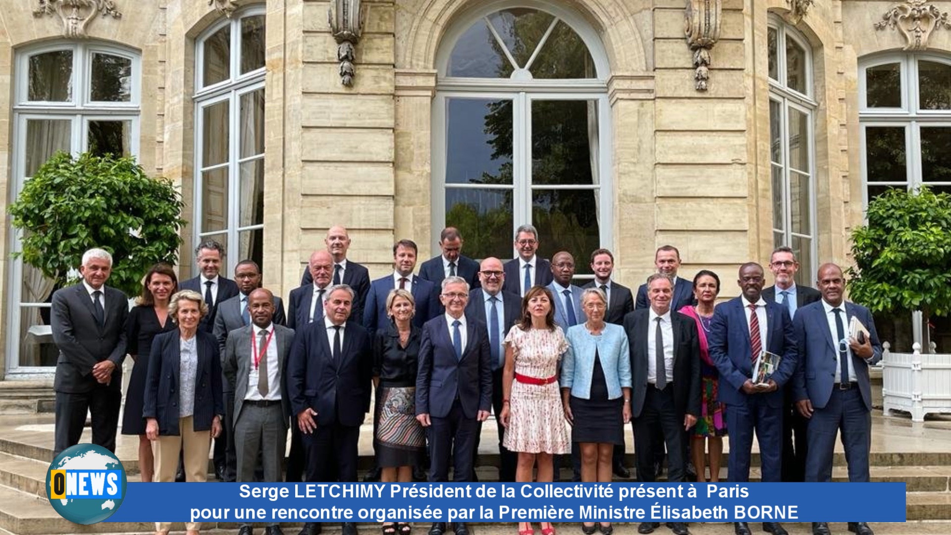 [Vidéo] Serge LETCHIMY Président de la collectivité Martinique rencontre la Première Ministre Élisabeth BORNE