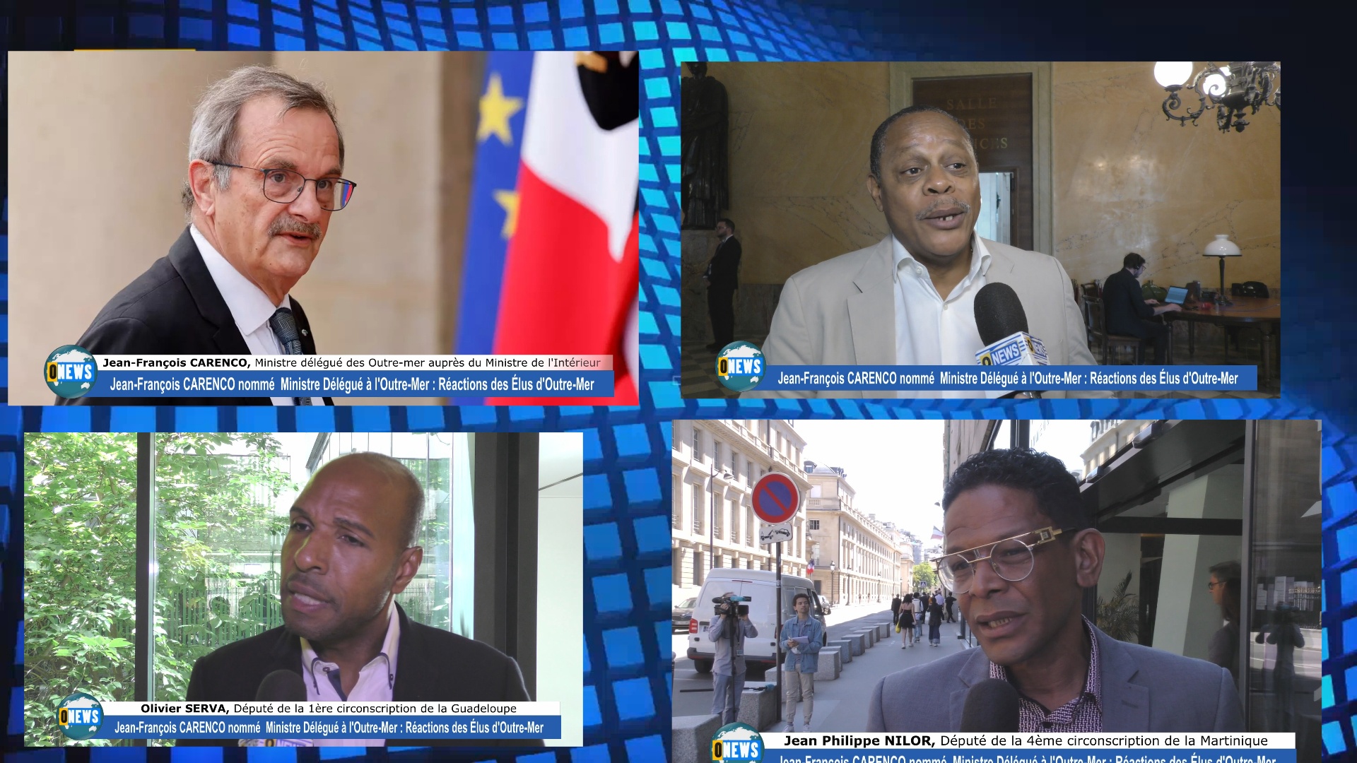 [Vidéo] Les Députés Olivier SERVA, Jean Philippe NILOR et Christian BAPTISTE réagissent à la nomination de Jean François CARENCO Ministre Délégué aux Outremer