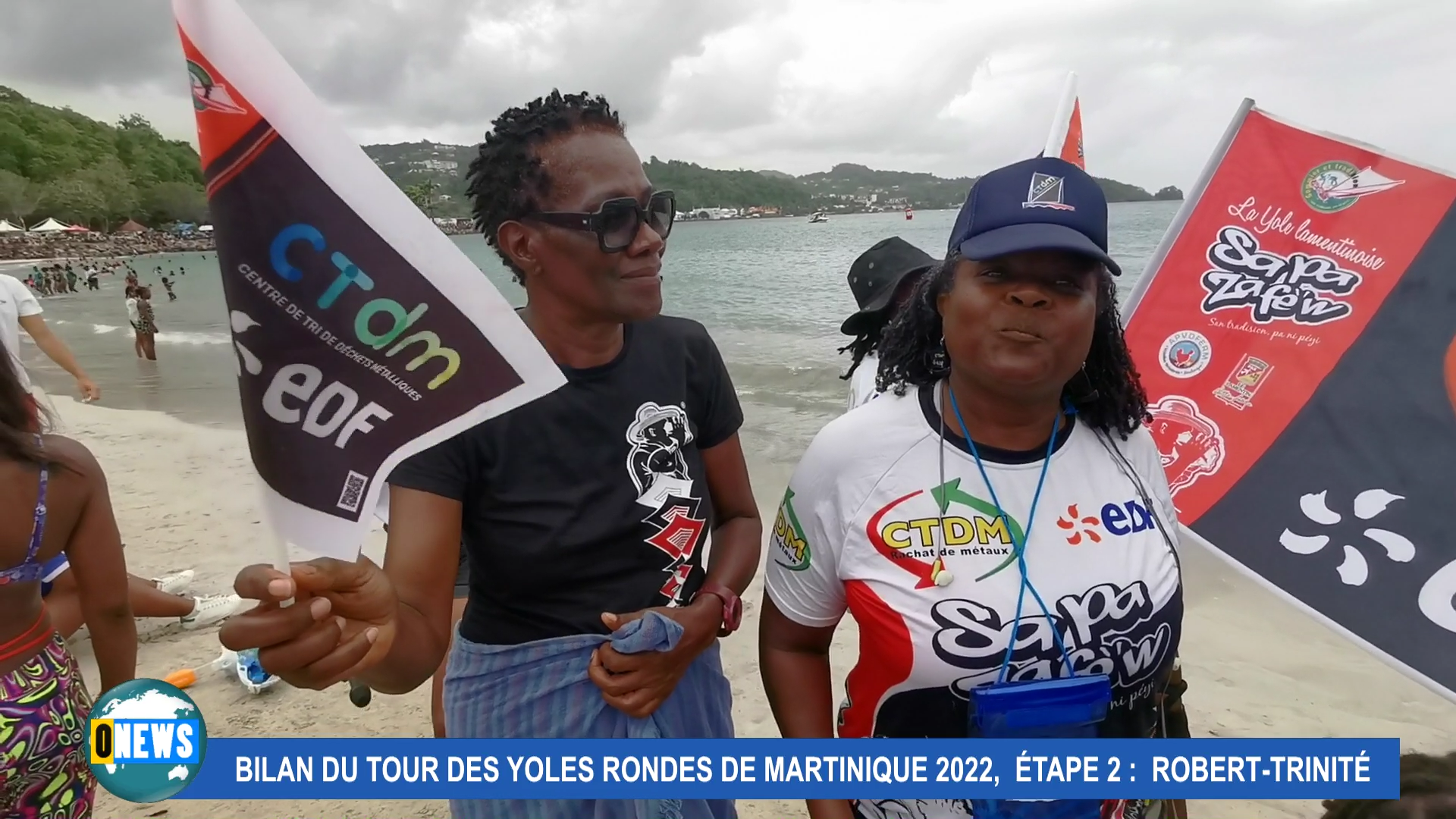 [Vidéo] Martinique. Tour des yoles étape Robert Trinité