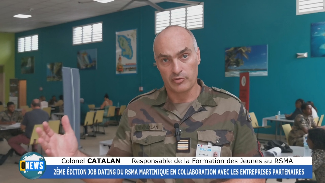 [Vidéo]Martinique. 2ème édition Job Dating du RSMA en partenariat avec des entreprises