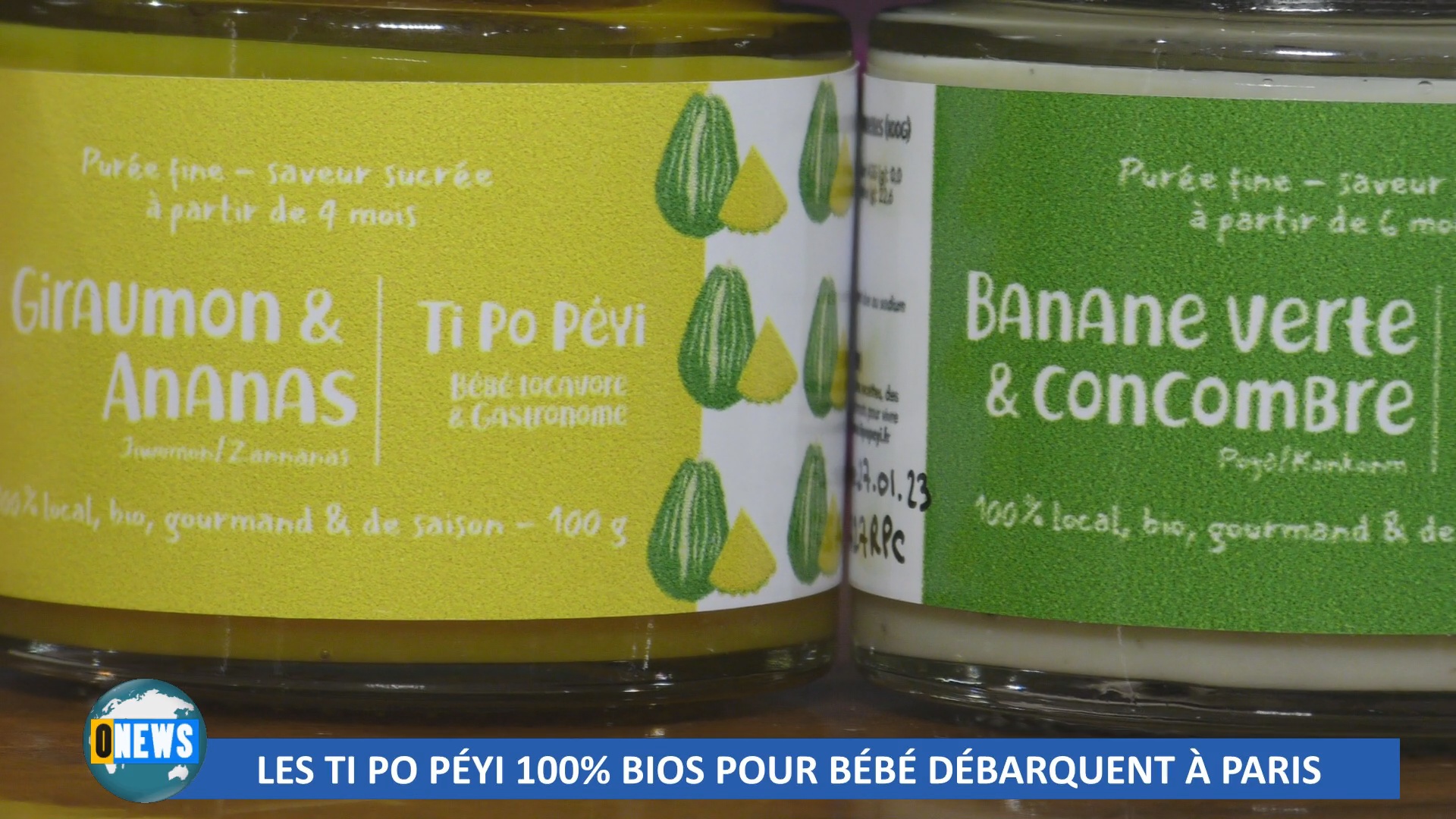 [Vidéo]Ti po Péyi 100% bios pour bébés arrivent à Paris