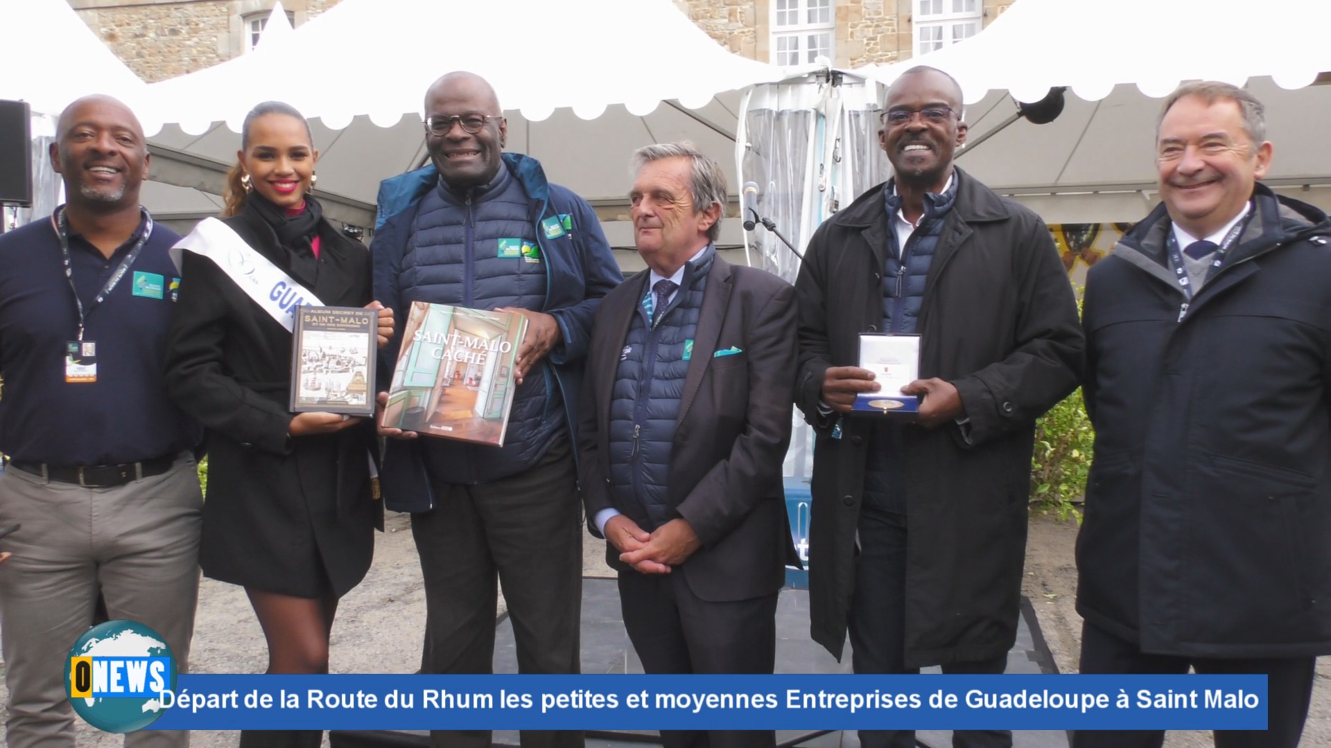 [Vidéo] Route du Rhum. Les grandes et petites Entreprises à Saint Malo. J Christophe BELIVIER Président de la CPME Guadeloupe et Edith EVRILLUS Présidente des TPE