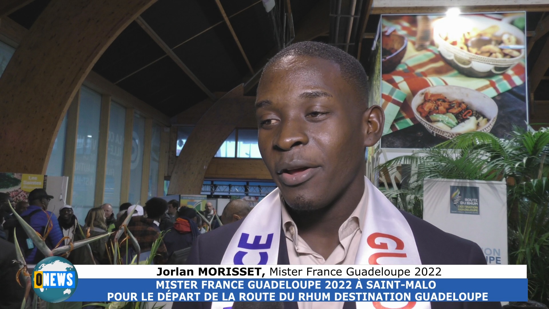 [Vidéo] Route du Rhum destination Guadeloupe. Jorlan MORISSET Mister France Guadeloupe 2022 à saint Malo