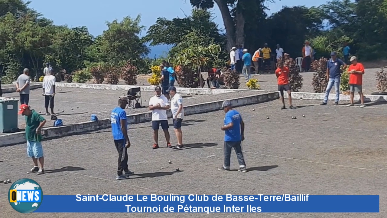 [Vidéo] Guadeloupe. Tournoi de pétanque Inter Iles