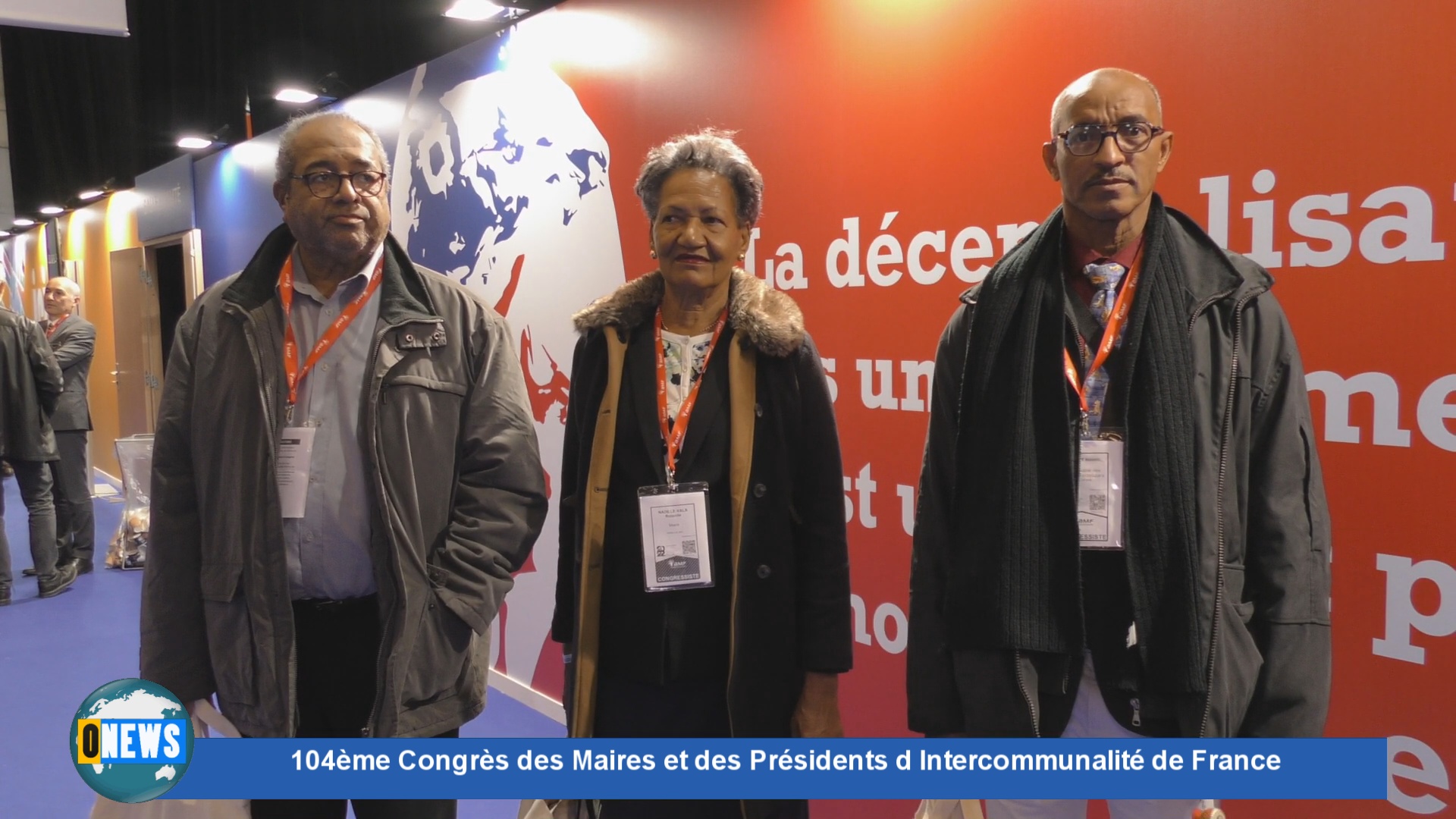 [Vidéo] 104ème Congrès des Maires à Paris. Rolande NADILLE VALA Maire de Terre de Bas les Saintes
