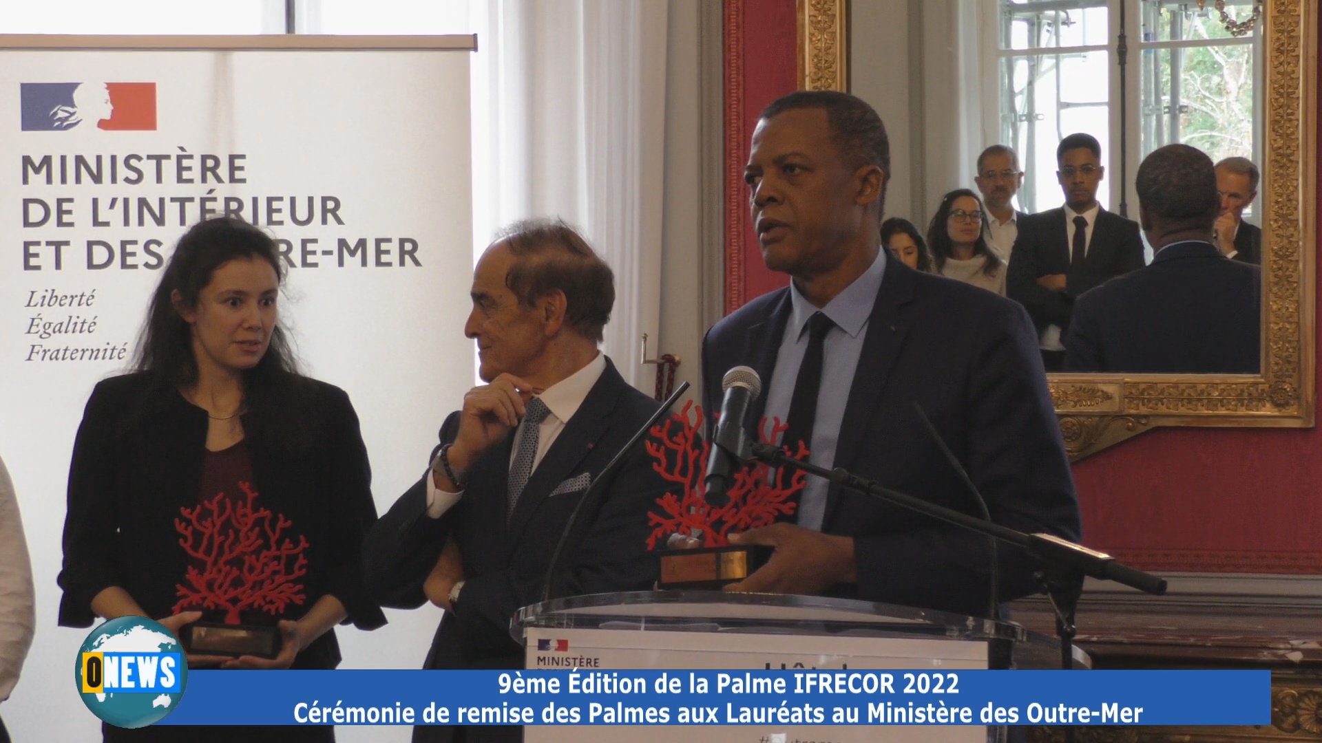 [Vidéo] Remise des prix 9ème édition la Palme IFRECOR 2022 La Guadeloupe et Saint Martin obtiennent une palme