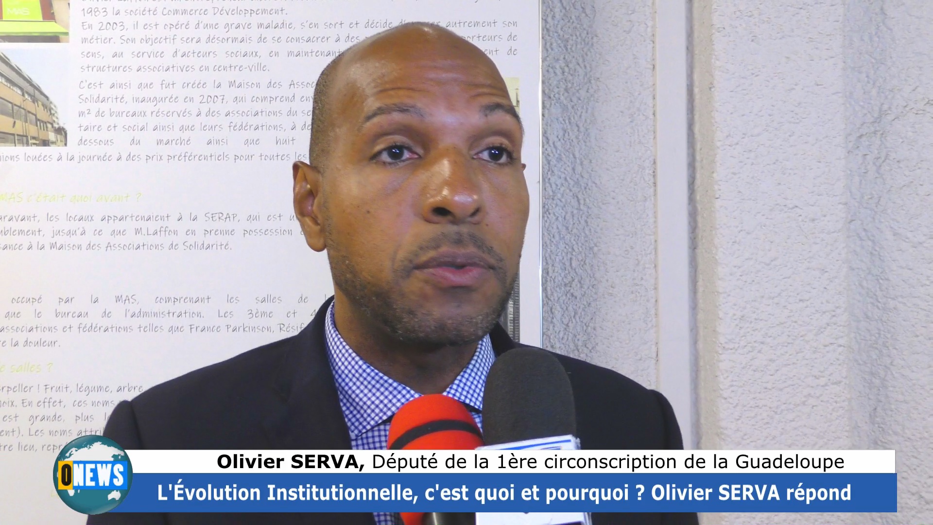 [Vidéo] Évolution institutionnelle. C est quoi et pourquoi. Conférence organisée à Paris par l association Accolade Réponse de Olivier SERVA Député de Guadeloupe.