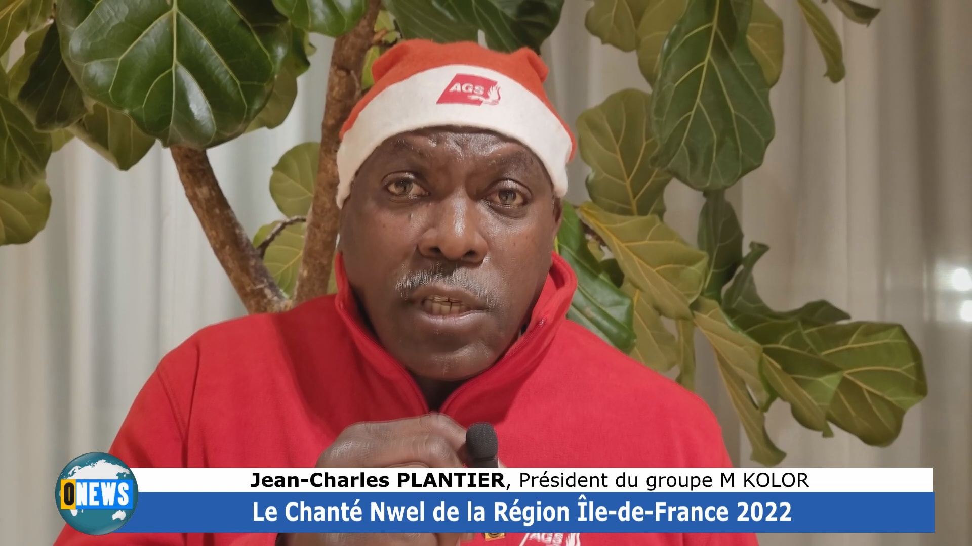 [Vidéo] Chanté Nwel à la Région Ile de France. Jean Charles Manager du Groupe M KOLOR