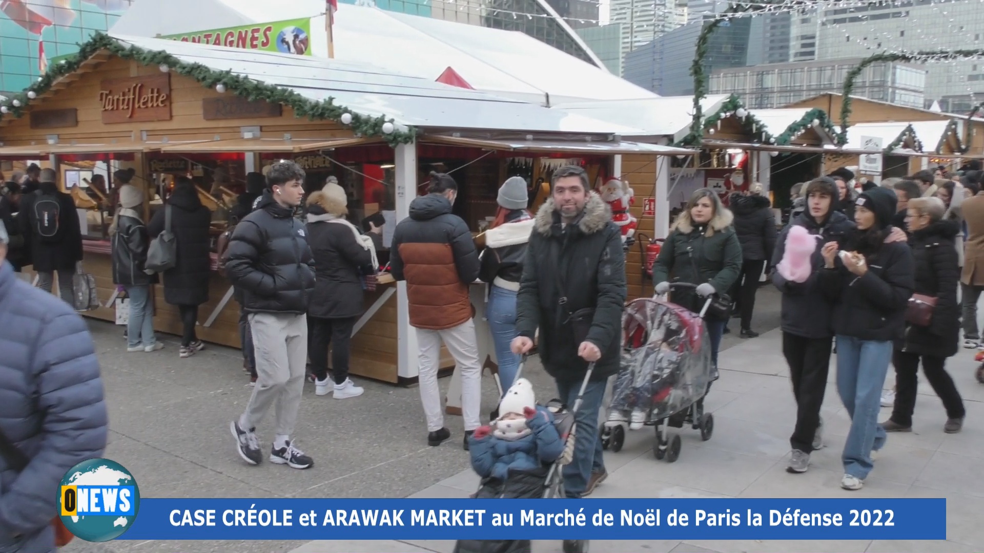 [Vidéo] Des exposants antillais au Marché de Noël sur le parvis de la Défense à Paris