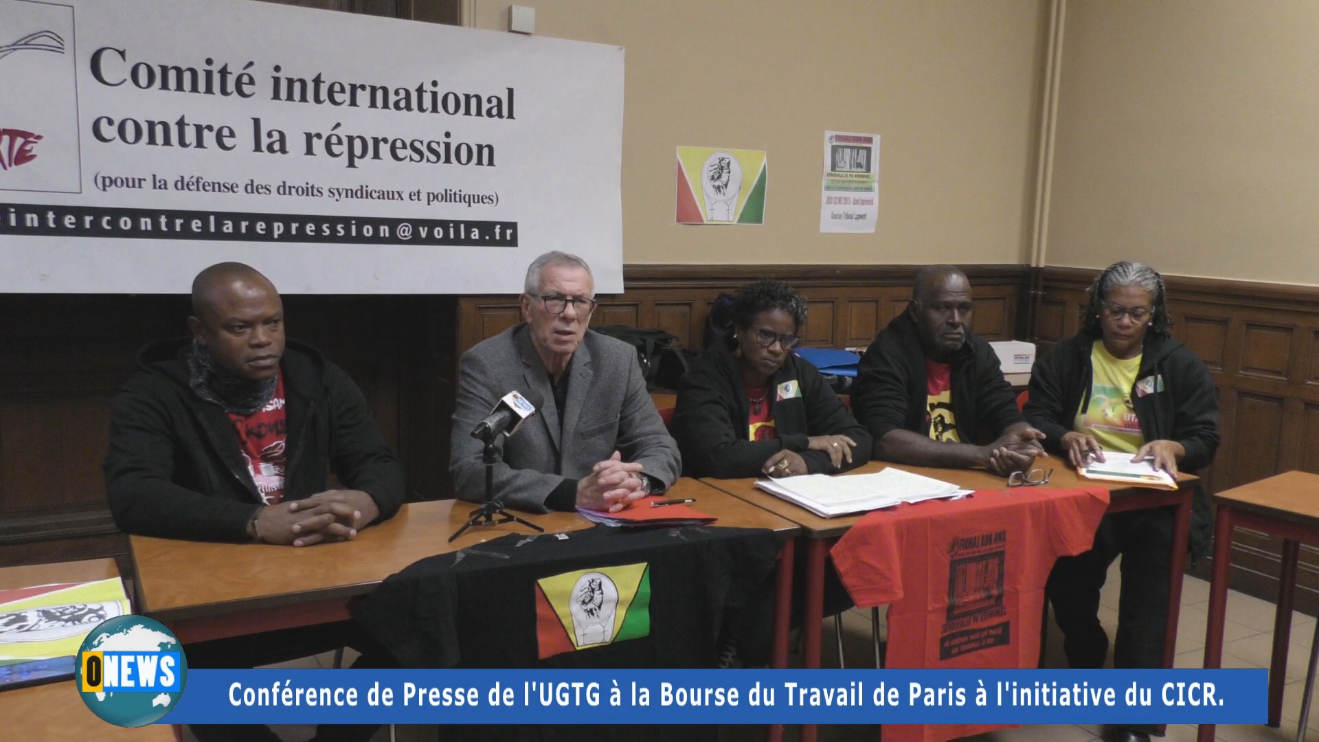 [Vidéo]Conférence de Presse de l UGTG à Paris